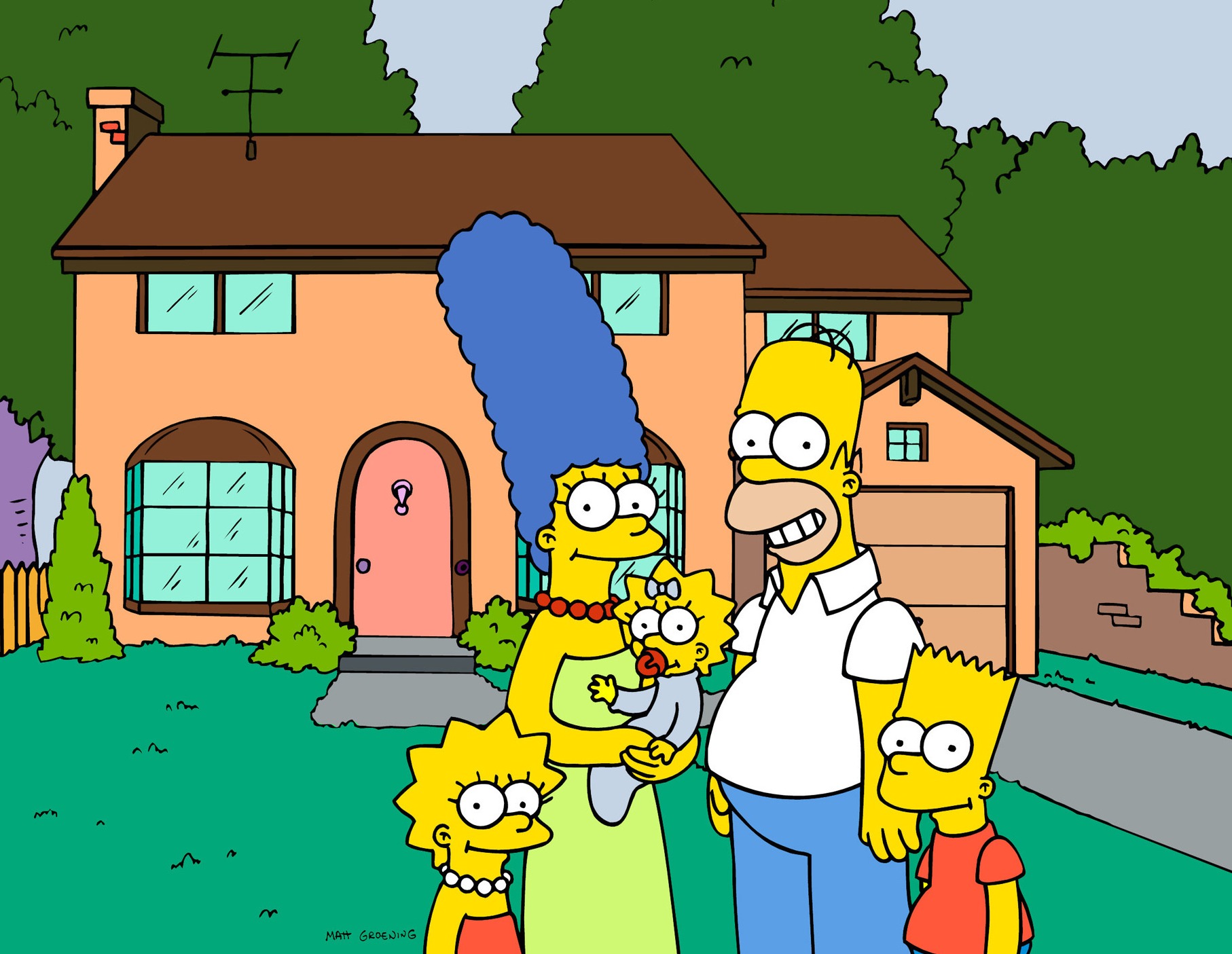 co shows the cartoon family the simpsons from left lisa margefree ...