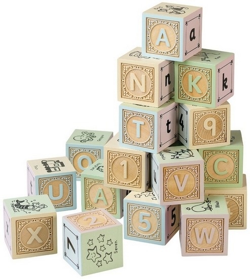 Pastel Alphabet Blocks | For Kids | Pinterest