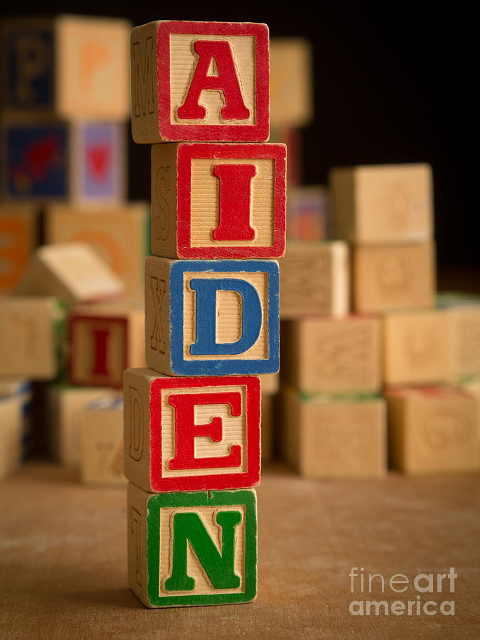Aiden - Alphabet Blocks by Edward Fielding