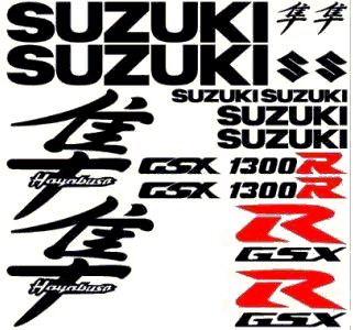 Graphics and Stickers Pocket Bike Decals SUZUKI