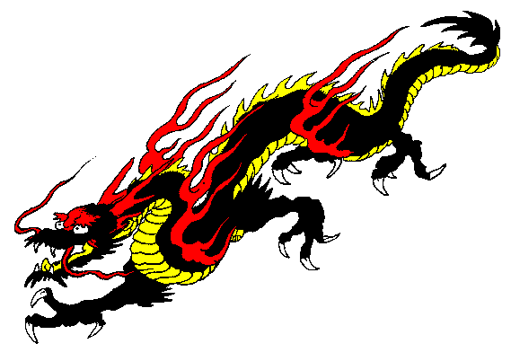 chinese dragon flame orange graphic | Dragon boating | Pinterest