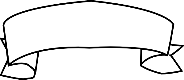 Ribbon Outline clip art Free Vector / 4Vector