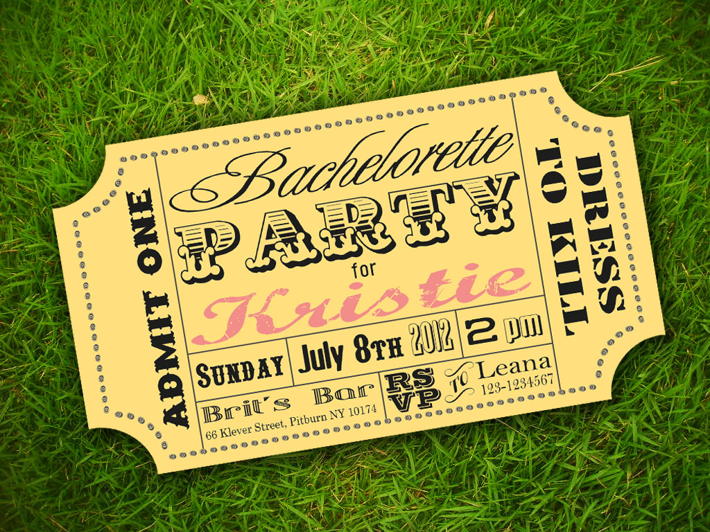 Vintage train ticket | Vintage Bells and Co.