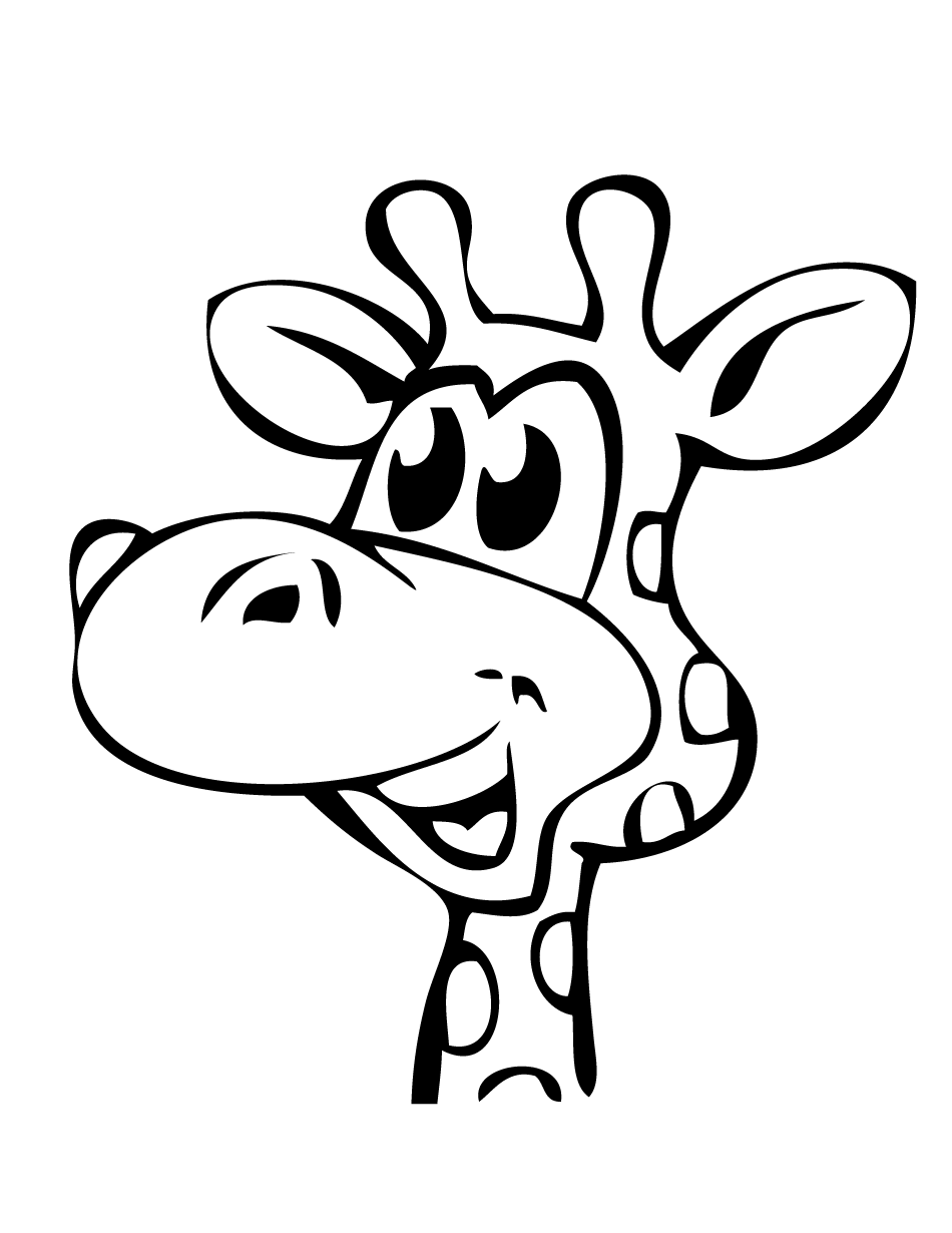 Page 2 For Query Giraffe Outline Clip Art | picturespider.com