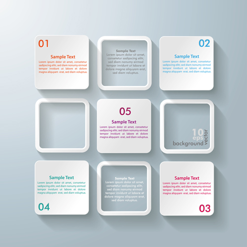 White Text boxes Backgrounds vector 04 - Vector Background free ...