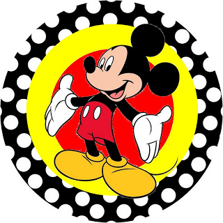 Inspired in Mickey Mouse: Free Party Printables in Red and Black ...