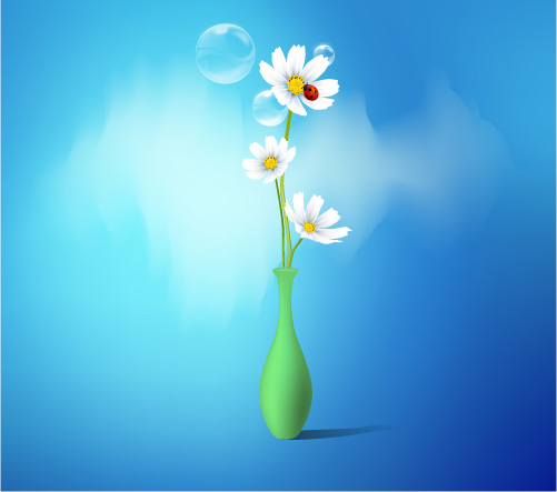 Spring Flowers Vector free | Free Vectors, Free Design