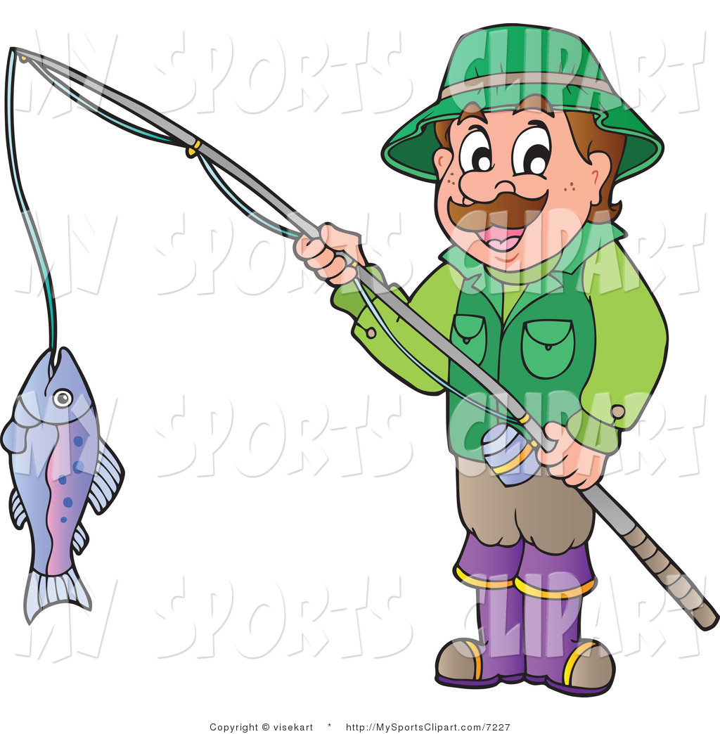 Royalty Free Stock Sports Designs of Fishing Poles