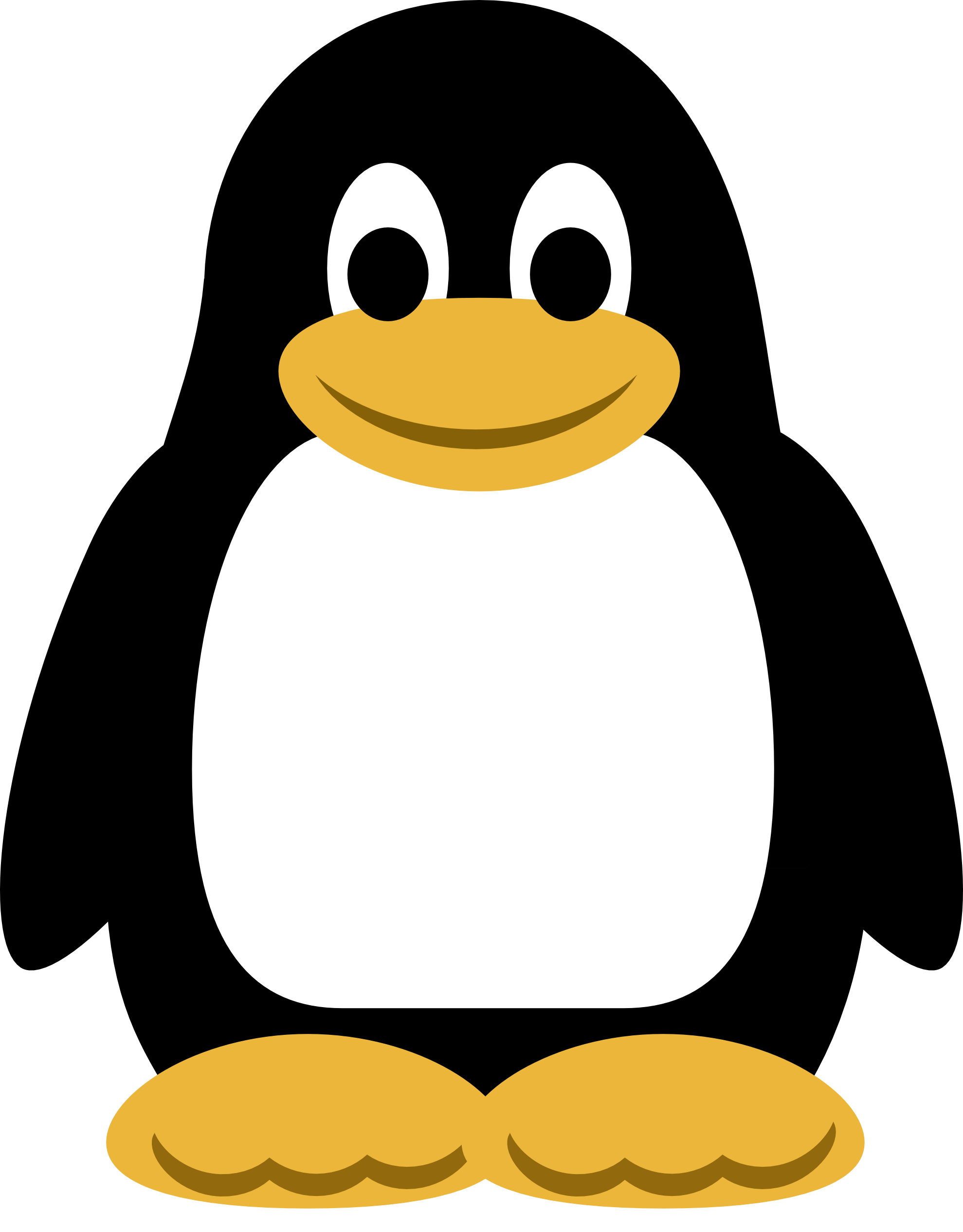 Clip Art: penguin linux scallywag March ... - ClipArt Best ...