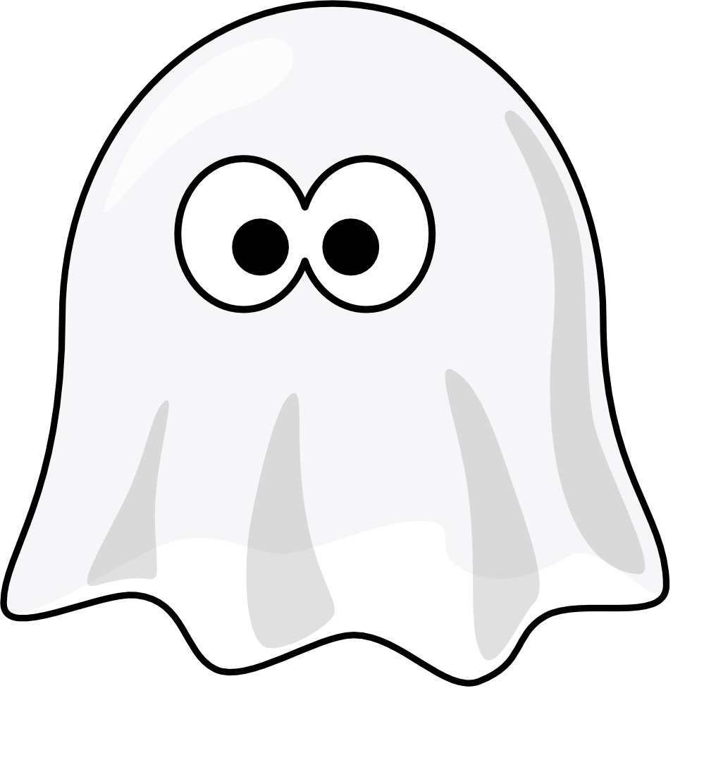 clipartist.net » Clip Art » Ghost Animal Black White Art Halloween SVG