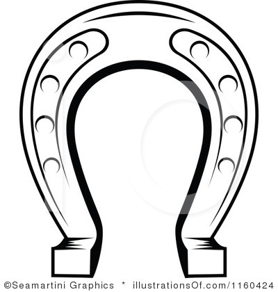 Horseshoe Clipart Black And White | Clipart Panda - Free Clipart ...