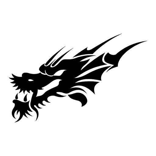 Black And White Dragon Tattoos - Cliparts.co