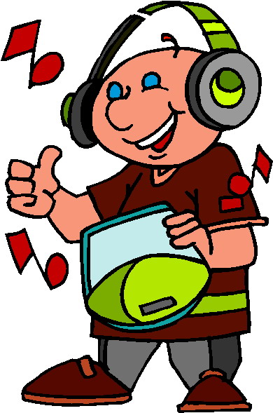 Listening to music clip art | Clipart Panda - Free Clipart Images