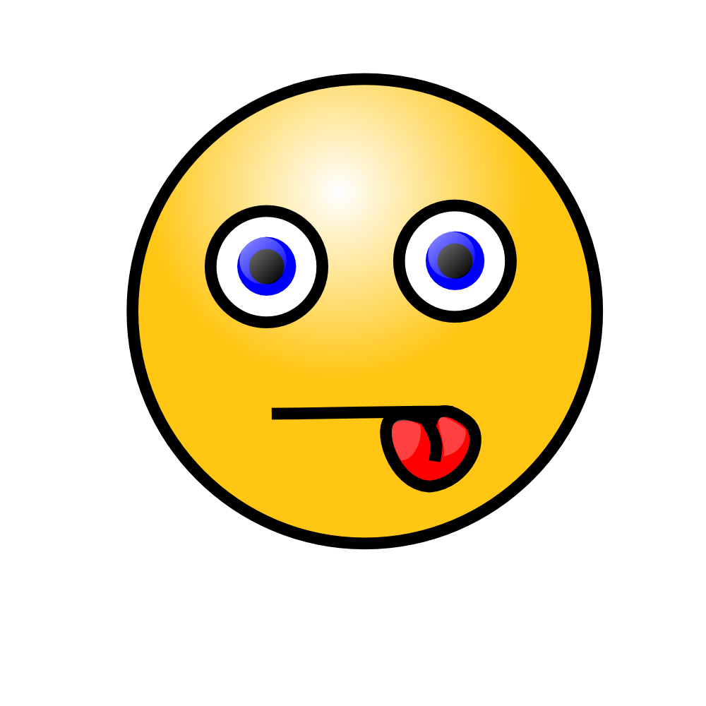 OnlineLabels Clip Art - Emoticons: Tongue In Cheek