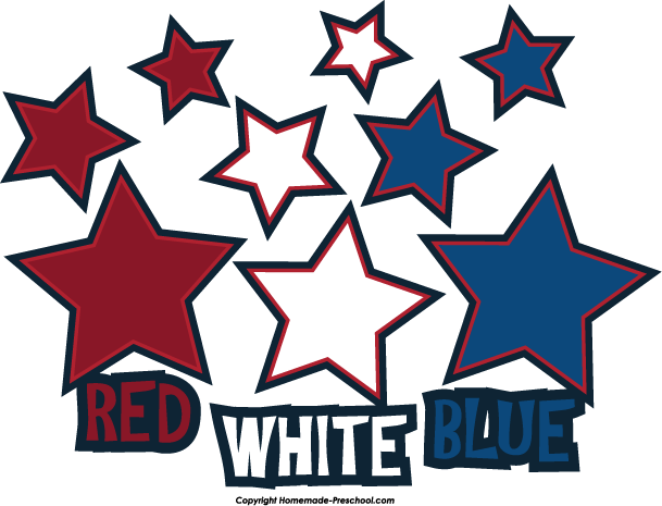 Red White And Blue Fireworks Clipart | Clipart Panda - Free ...