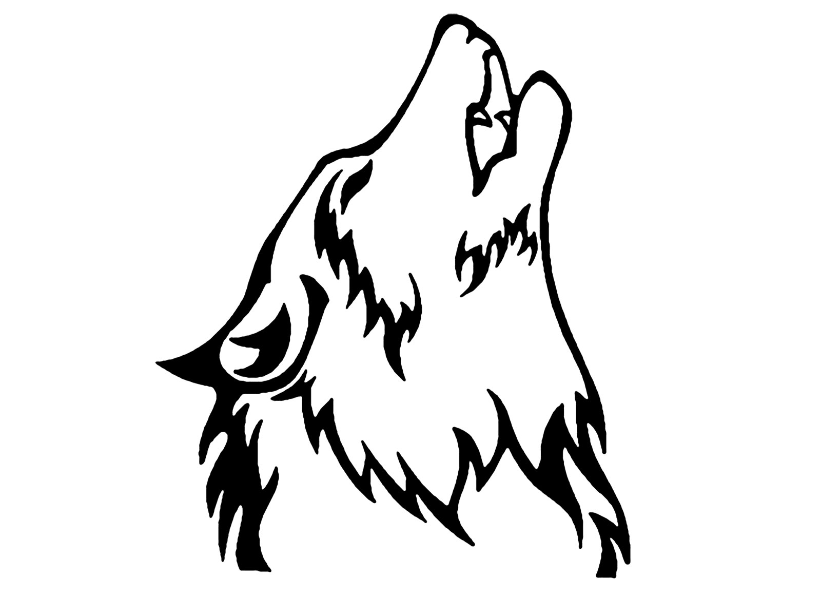 Howling Clipart Tattoos