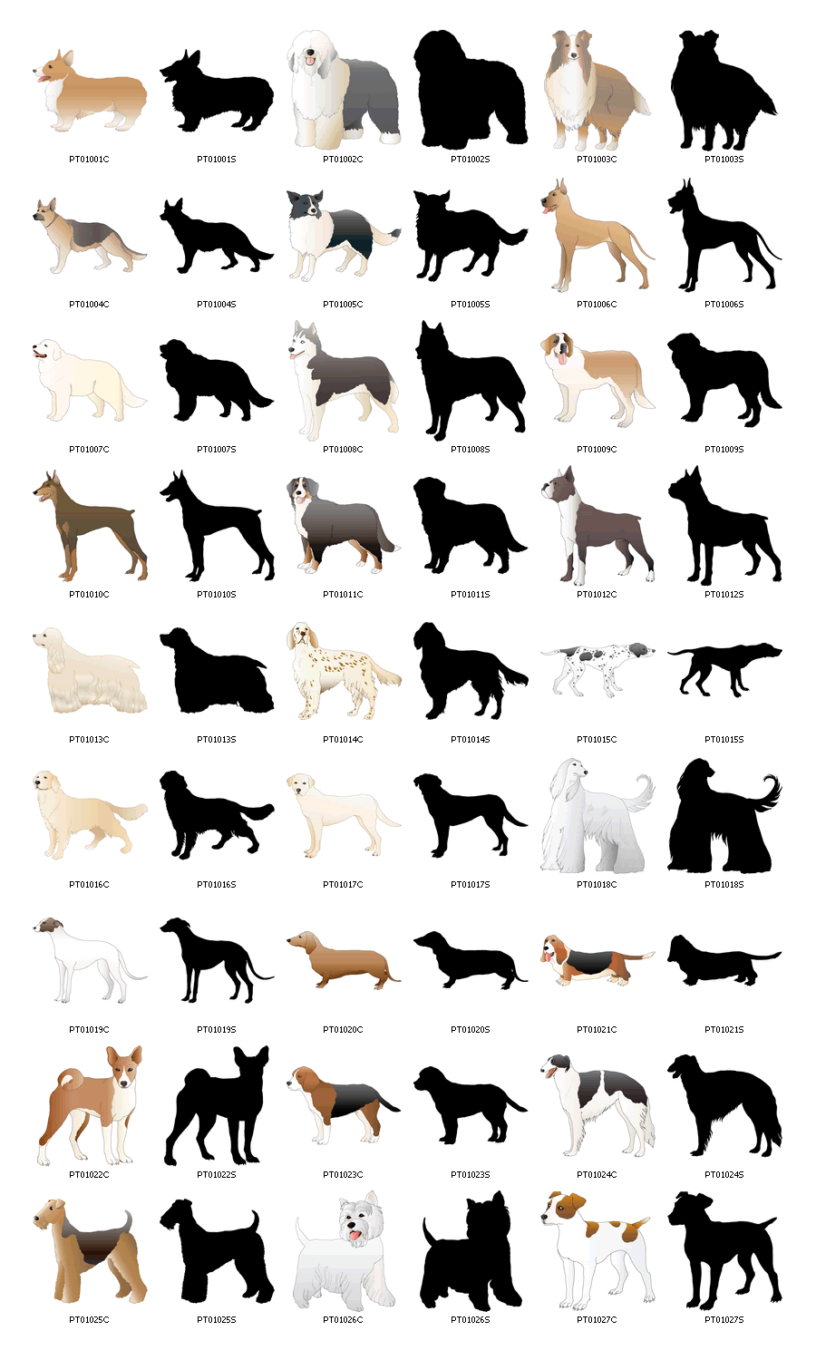 Dogs free vector clipart download | VectorForAll