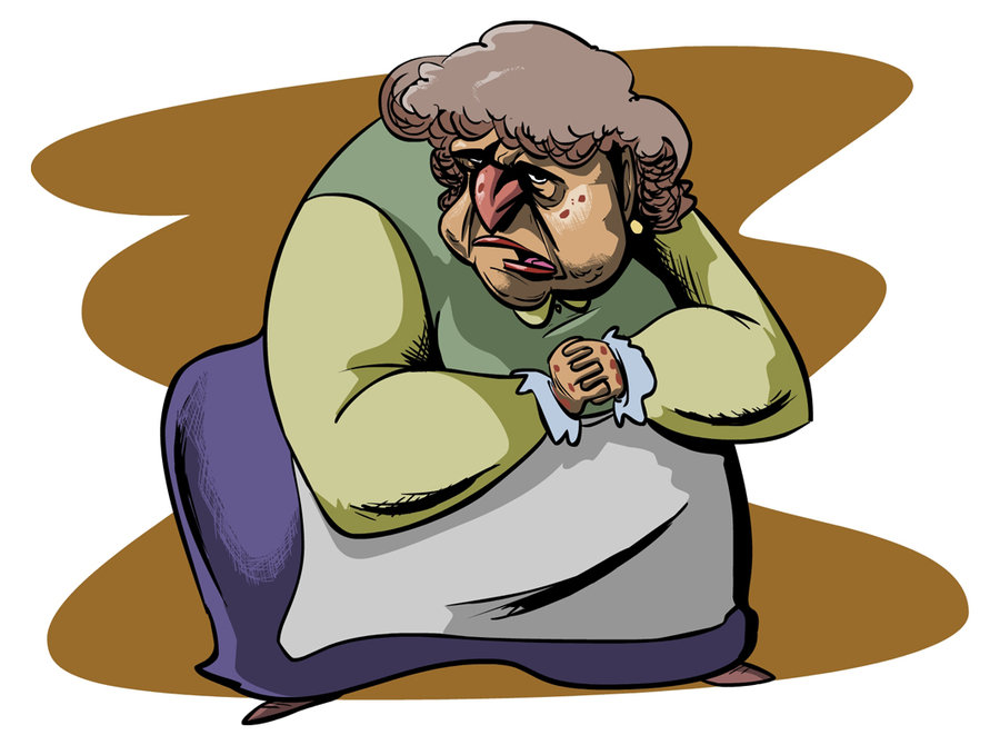 Old lady day by Billdrastal on deviantART