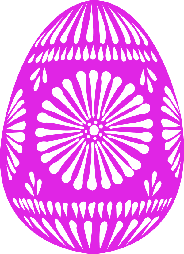 easter egg single - vector Clip Art
