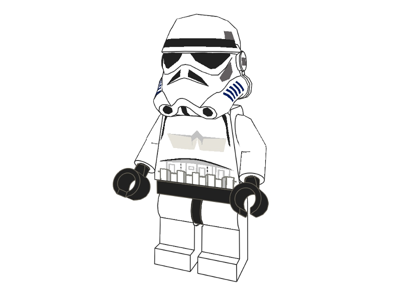 Storm Trooper Colouring Pages