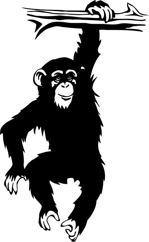 Chimpanzee 20clip 20art | Clipart Panda - Free Clipart Images