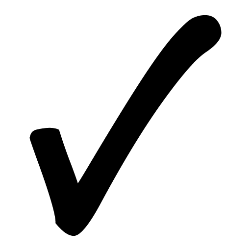 Black check mark 7 icon - Free black check mark icons