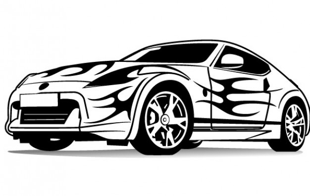 Sports Car Vector Vector | Free Download