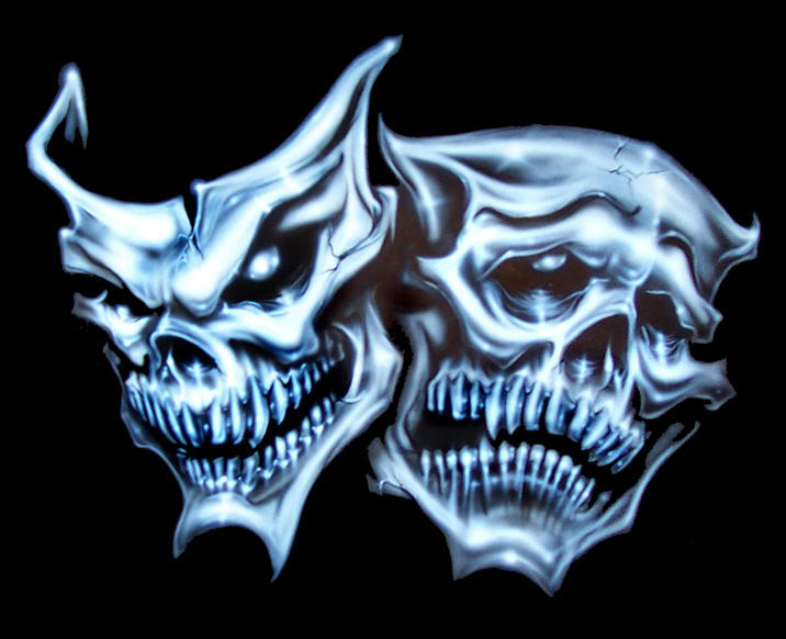Skulls Faces Of Drama Photo by unit132 | Photobucket