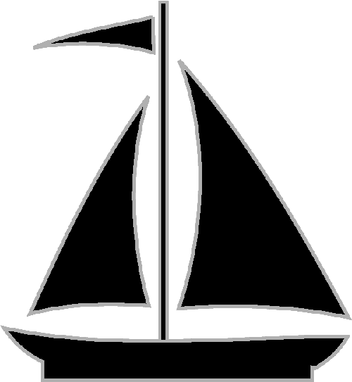 Sailboat Silhouette - ClipArt Best