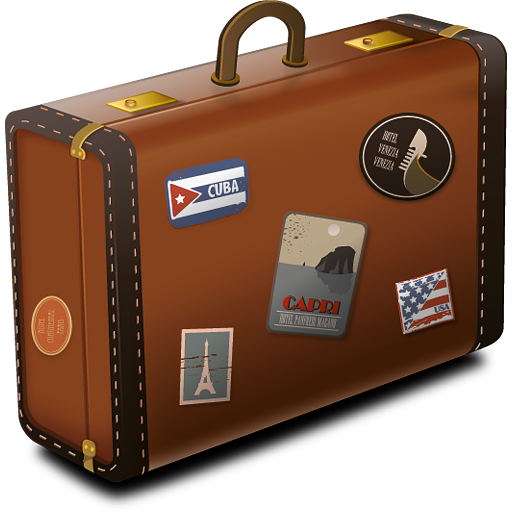 Vintage Suitcase Icon — Travel and Tourism - Part 1 Set: