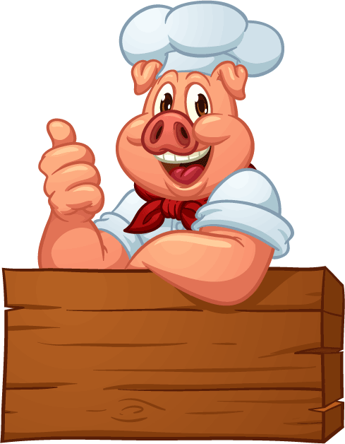 Cartoon Pig | Roasting Pig Cartoon | Hog roast | Pinterest