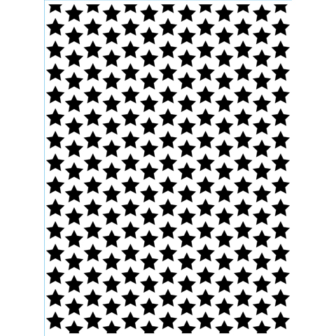 Darice  4.25 x 5.75 Embossing Folder: Small Stars ...