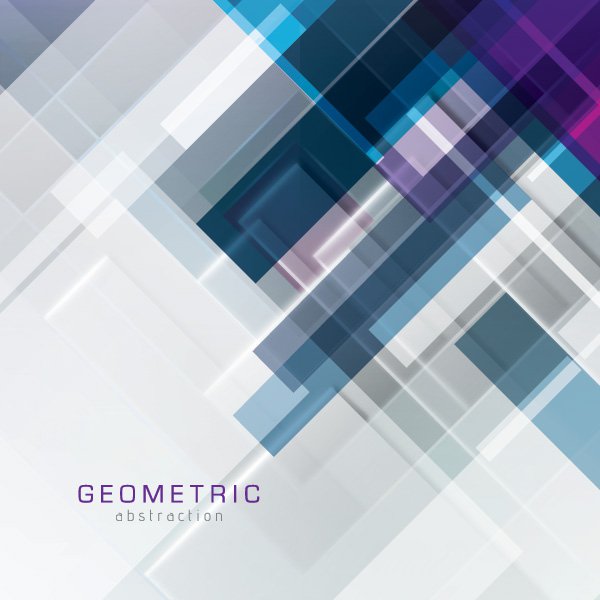 Geometric Abstraction Vector Graphic — professional