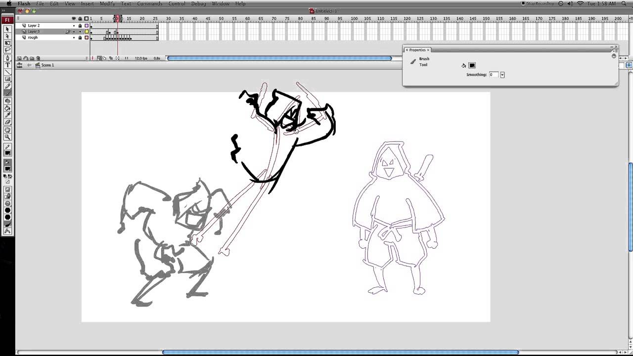 Flash Animation Tutorial #3, Basic Animation - YouTube
