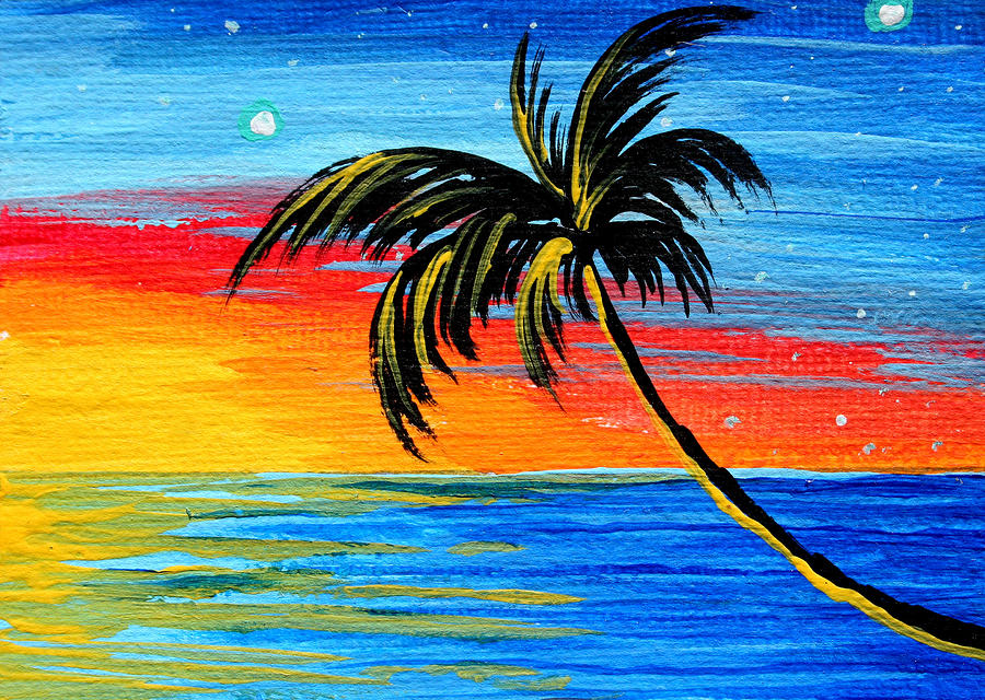 Palm Tree Art - Sahm One