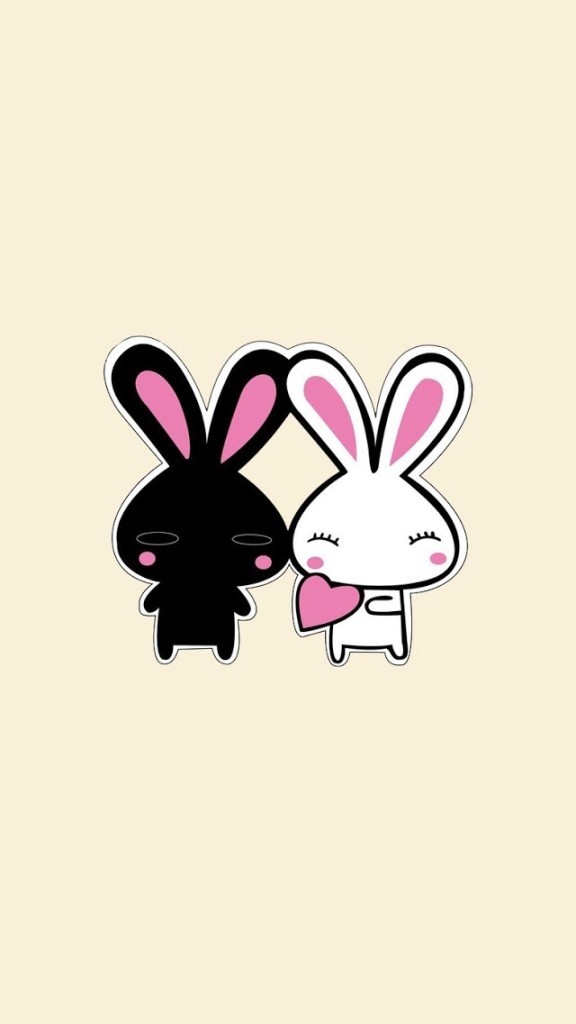 Lil Bunny Fufu Heart Graphic