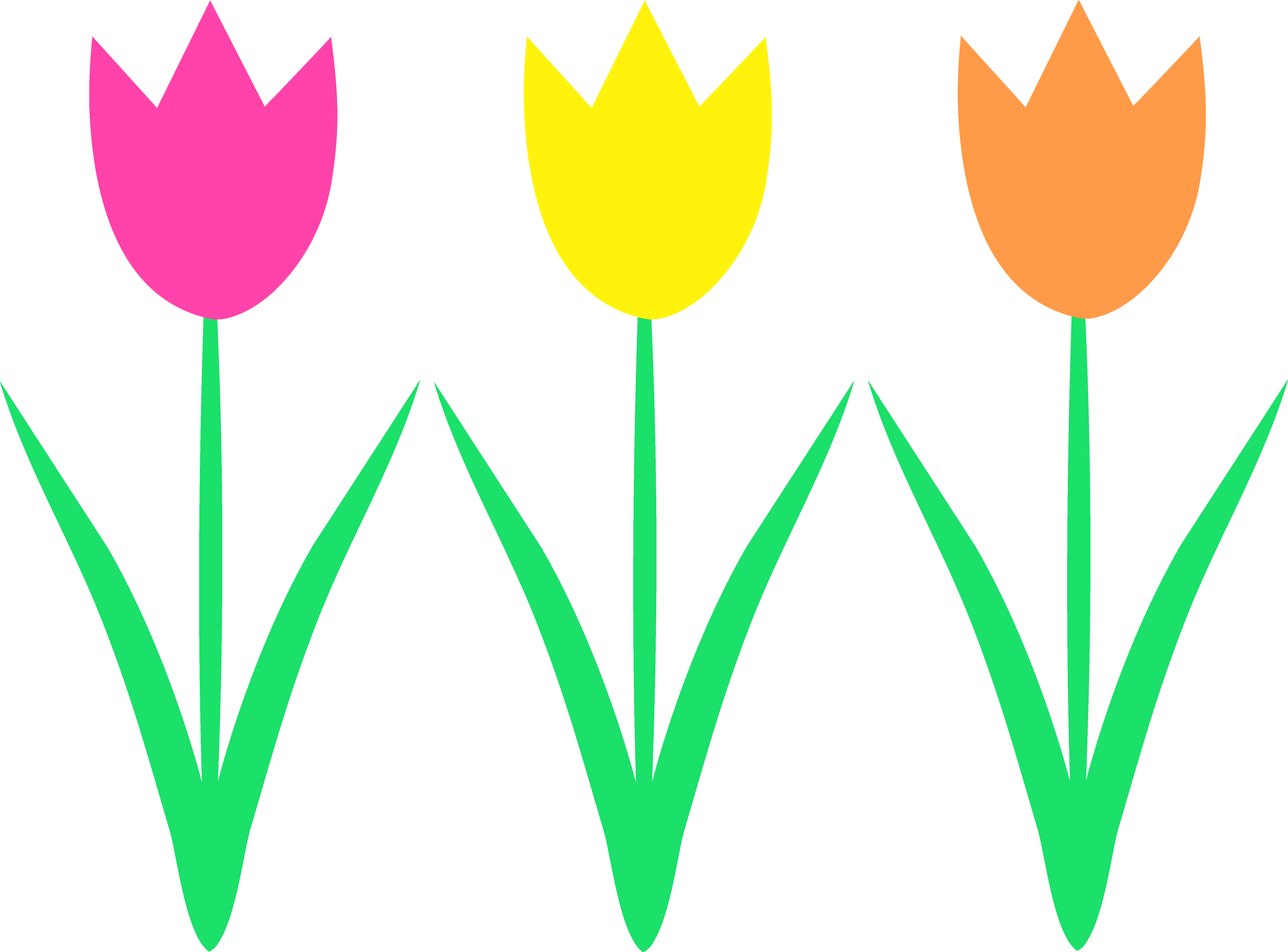 Cute Spring Tulips Clip Art | Clipart Panda - Free Clipart Images
