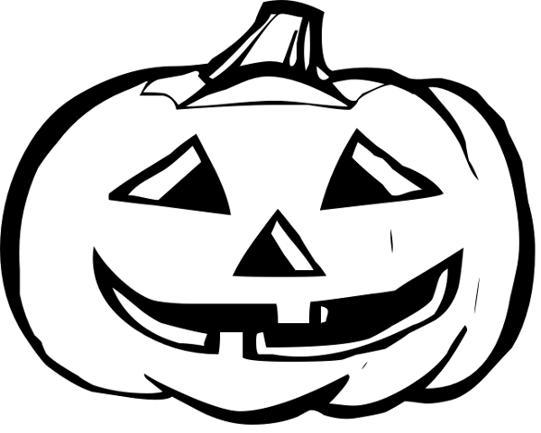 Pix For > Pumpkin Line Drawing Clip Art
