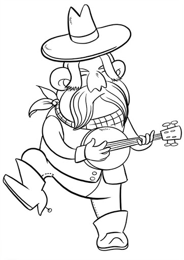 COWBOY COLORING