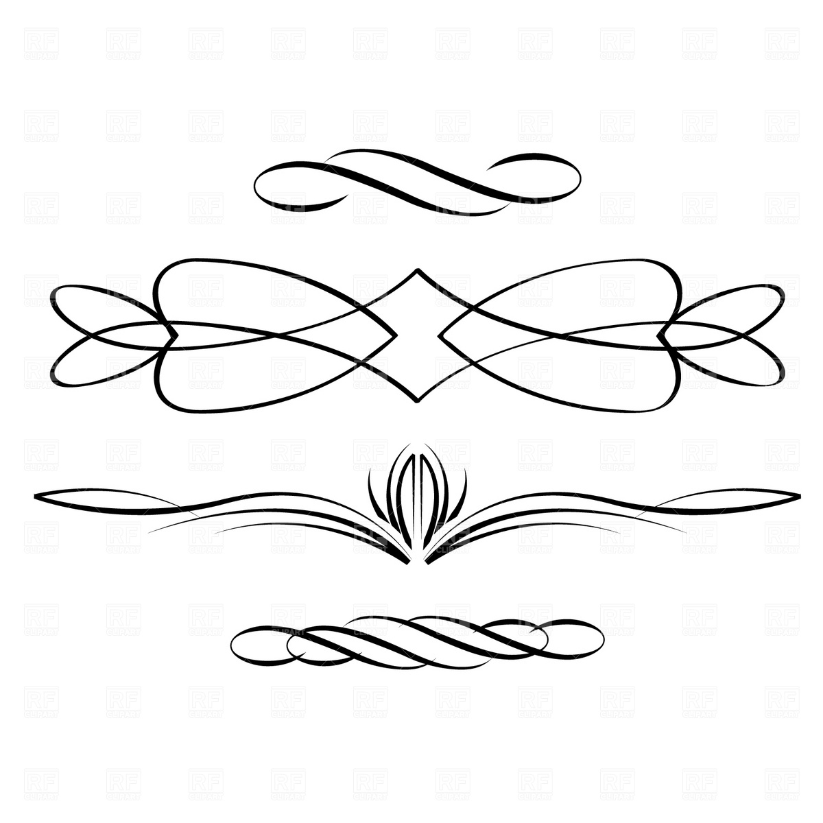 Free Decorative Scroll Images Color