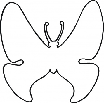 Butterfly Flying Outline Clipart | Clipart Panda - Free Clipart Images