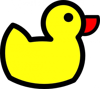 Rubber Duck Clipart Black And White | Clipart Panda - Free Clipart ...