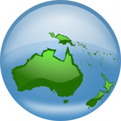 Download Oceania Globe clip art Vector Free