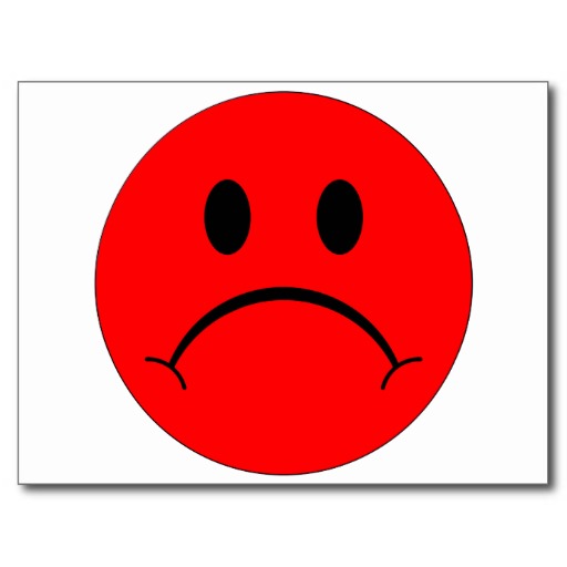 Red Sad Smiley Face | quotes.
