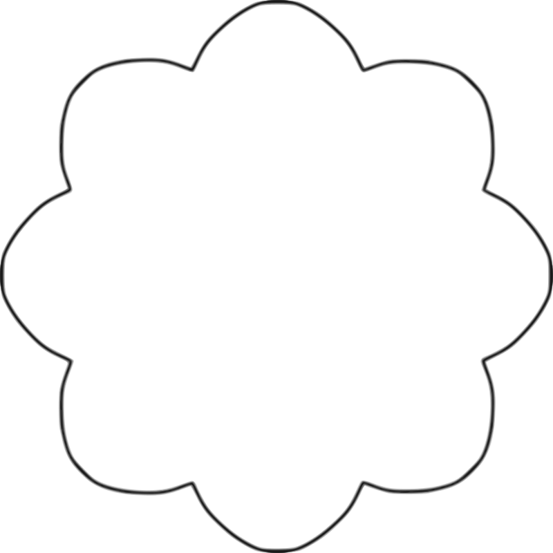 Flower 8 Scallop Circle Background - Free Flower Clip Art ...