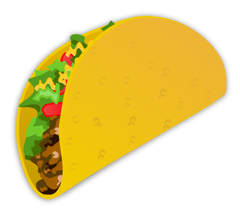 Pix For > Cartoon Mexican Taco