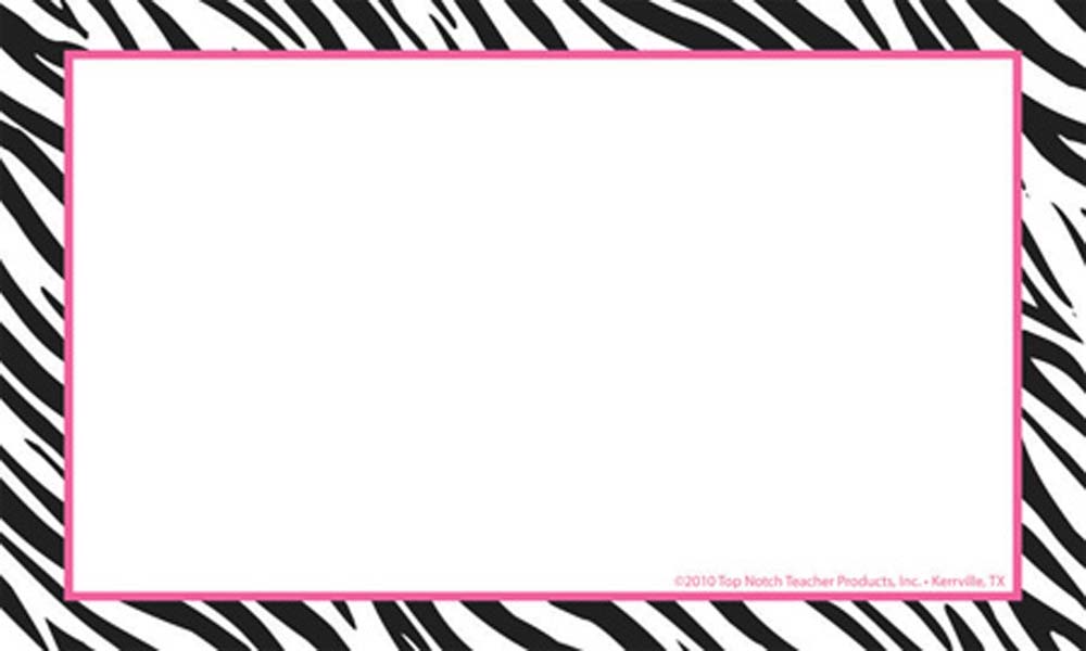 Zebra Print Background Microsoft Word