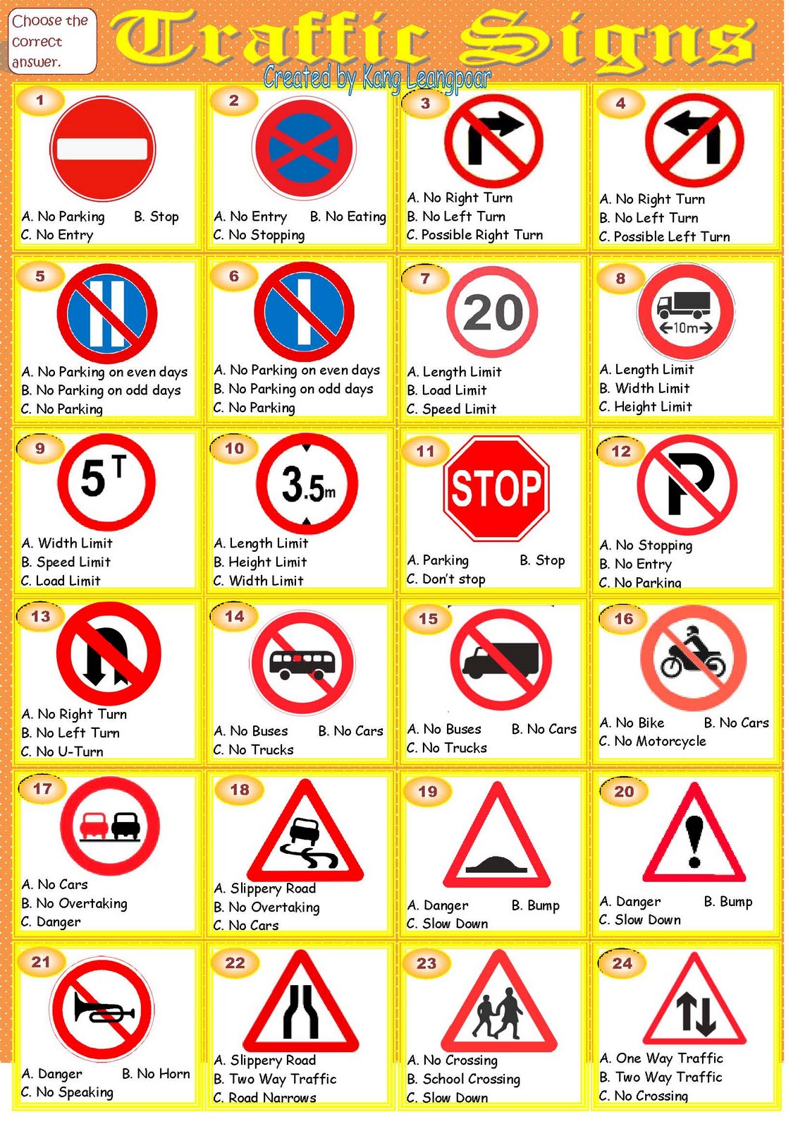 Traffic Signs Meanings The Wastetime Post - ClipArt Best - ClipArt ...