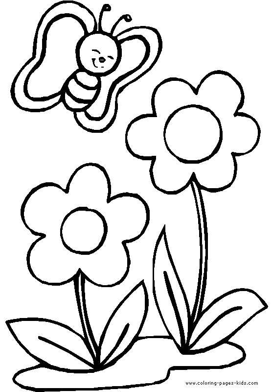 Kids Coloring Pages Flowers | Free Download Printable Coloring Pages