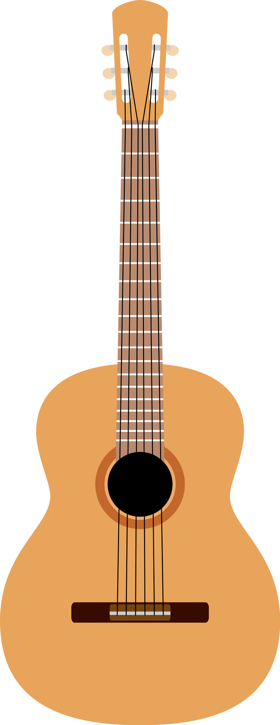 Guitar | Free Stock Photo | Illustration of an acoustic guitar ...